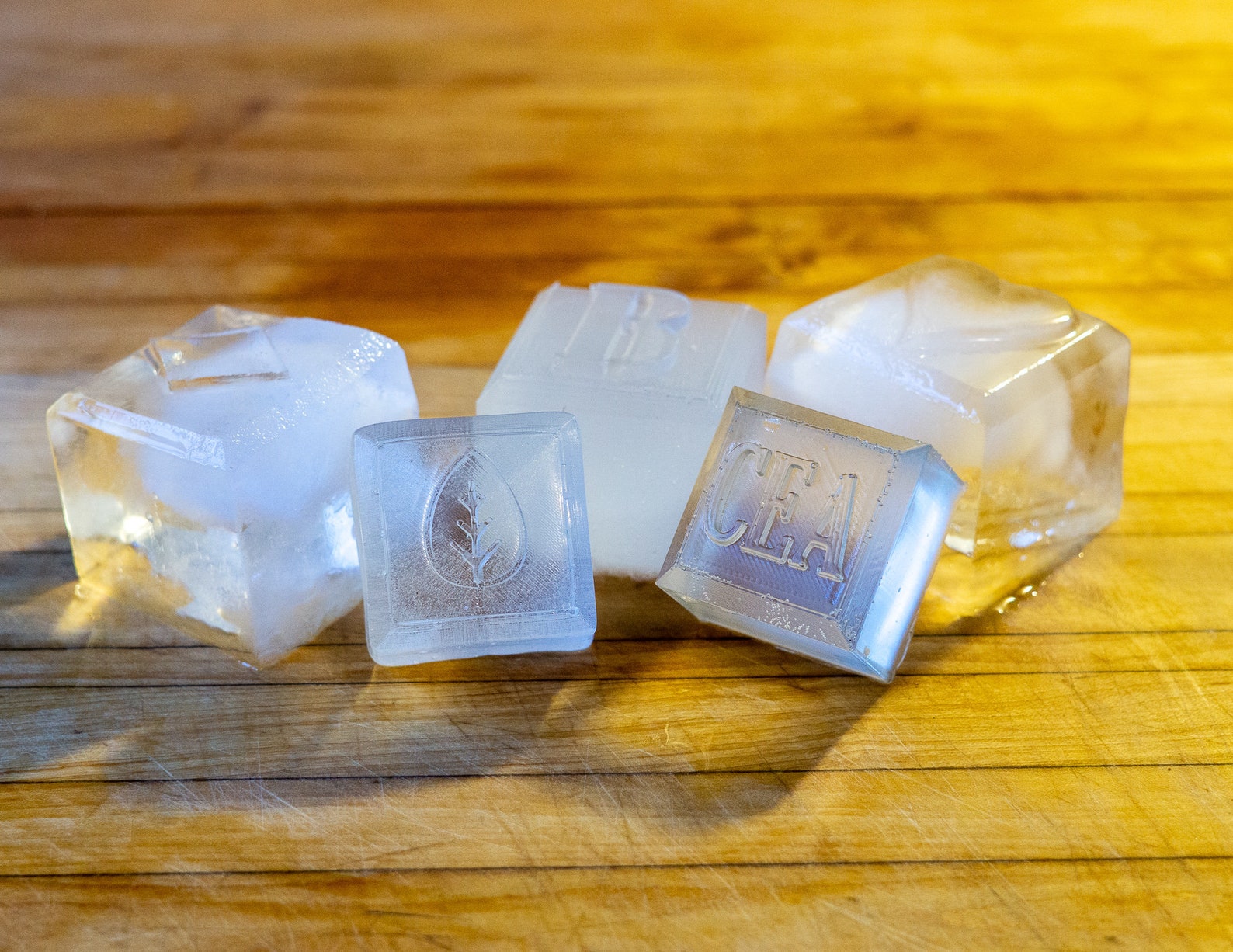 Custom LOGO / Text Cocktail Ice Cube Mold Personalized Etsy