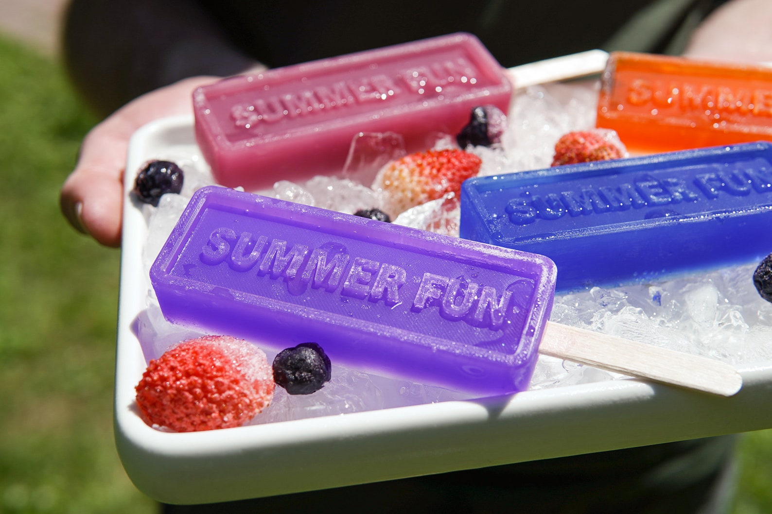 Personalized Popsicle Silicone Mold | Custom Text on Ice Cream, Cake Pop, Lollipop | Family Activity | Summer BBQ | Kids Birthday Party