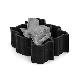 Texas State and Star Whiskey Ice Cube Tray | Texas Silicone Cocktail Ice Mold | State of TX Mold | Ice, Soap, Candy, Candles, Baking