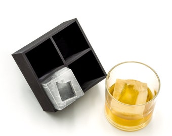 Utah Inverted 2" Ice Cube Tray, Soft Silicone Mold, Whiskey Gift for Home Bar, Mixology Idea, Craft Cocktail Upgrade