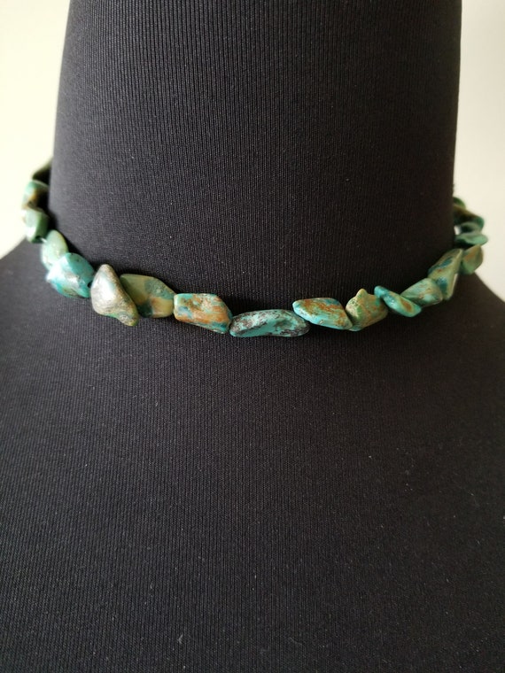 Turquoise stone necklace,gemstone necklace,necklac
