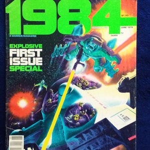 1984, Explosive First Issue, Illustrated Adult Fantasy, Juni 1976, Ausgabe No One,