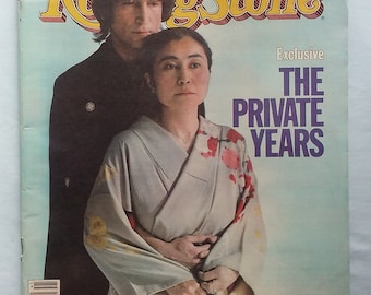 Rolling Stone, John Yoko cover, Oct 14th 1982, Issue 380, The Private Years, articles on, Bruce Springsteen, Michael Jackson, Paul McCartney