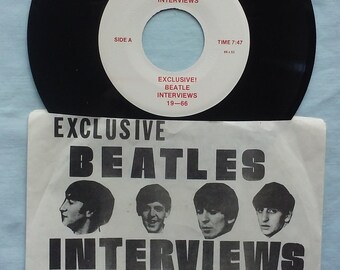 The Beatles, Exclusive bootleg, Interviews in Seattle, hear Lennon on God, Brian Epstein, 45 rpm, 1966