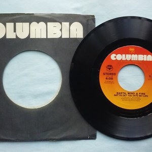 Earth Wind Fire, Columbia 3 10796, Got To Get You, Into My LIfe, Lennon McCartney, B side, I'll Write A Song For You, Maurice White