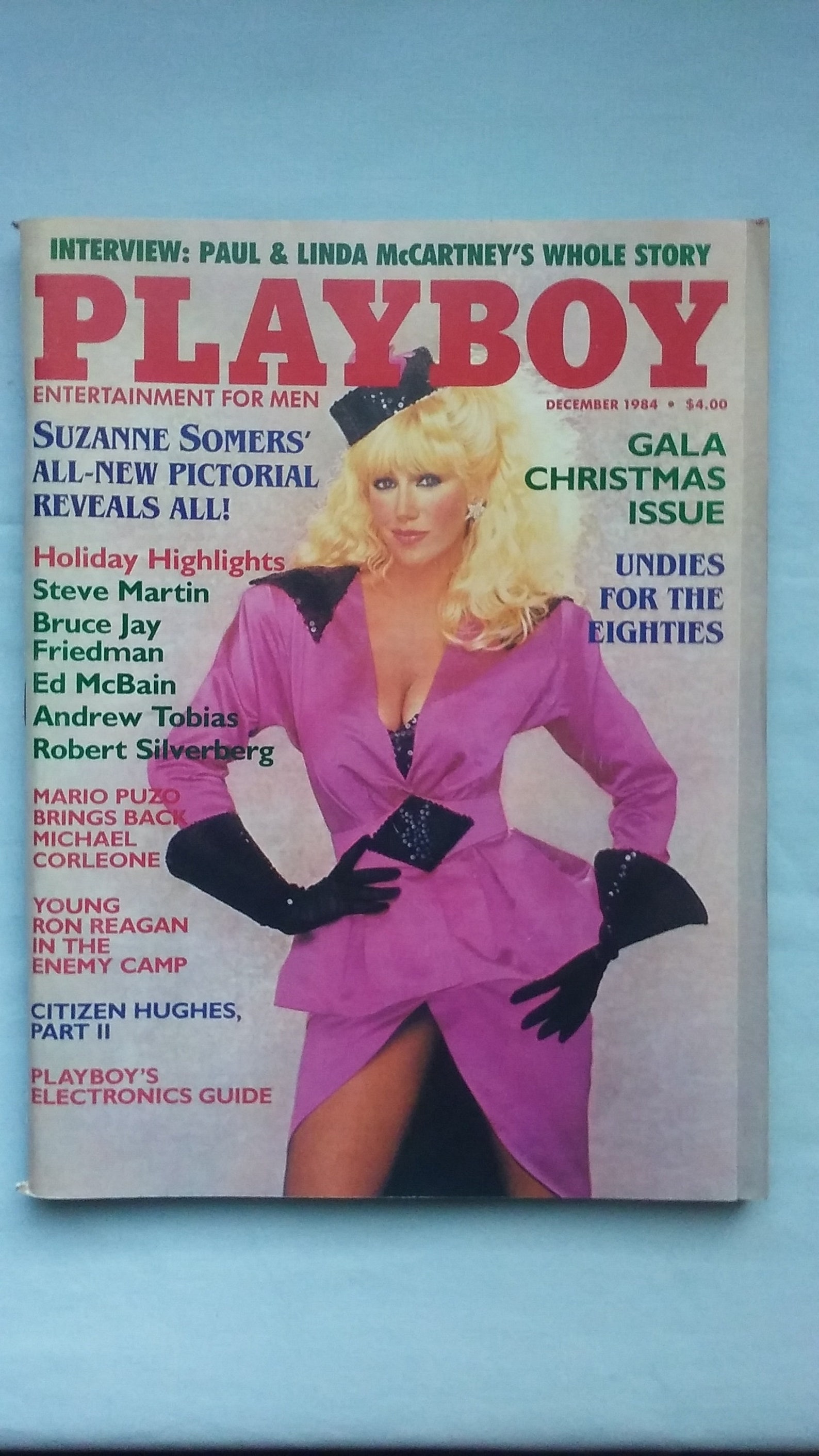 Playboy Magazine Suzanne Somers Christmas Issue Howard | Etsy