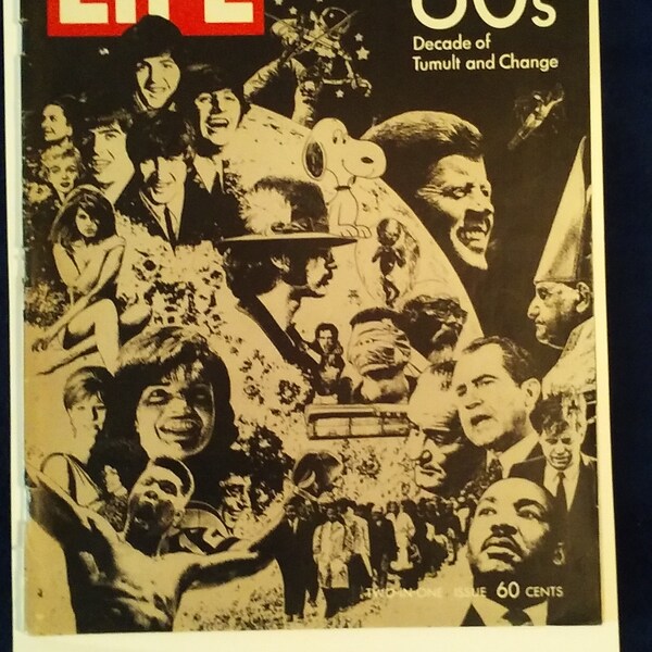 Life Magazine, Special Double Issue, The 60s, Decade of, Tumult and Change, Two in One, Issue