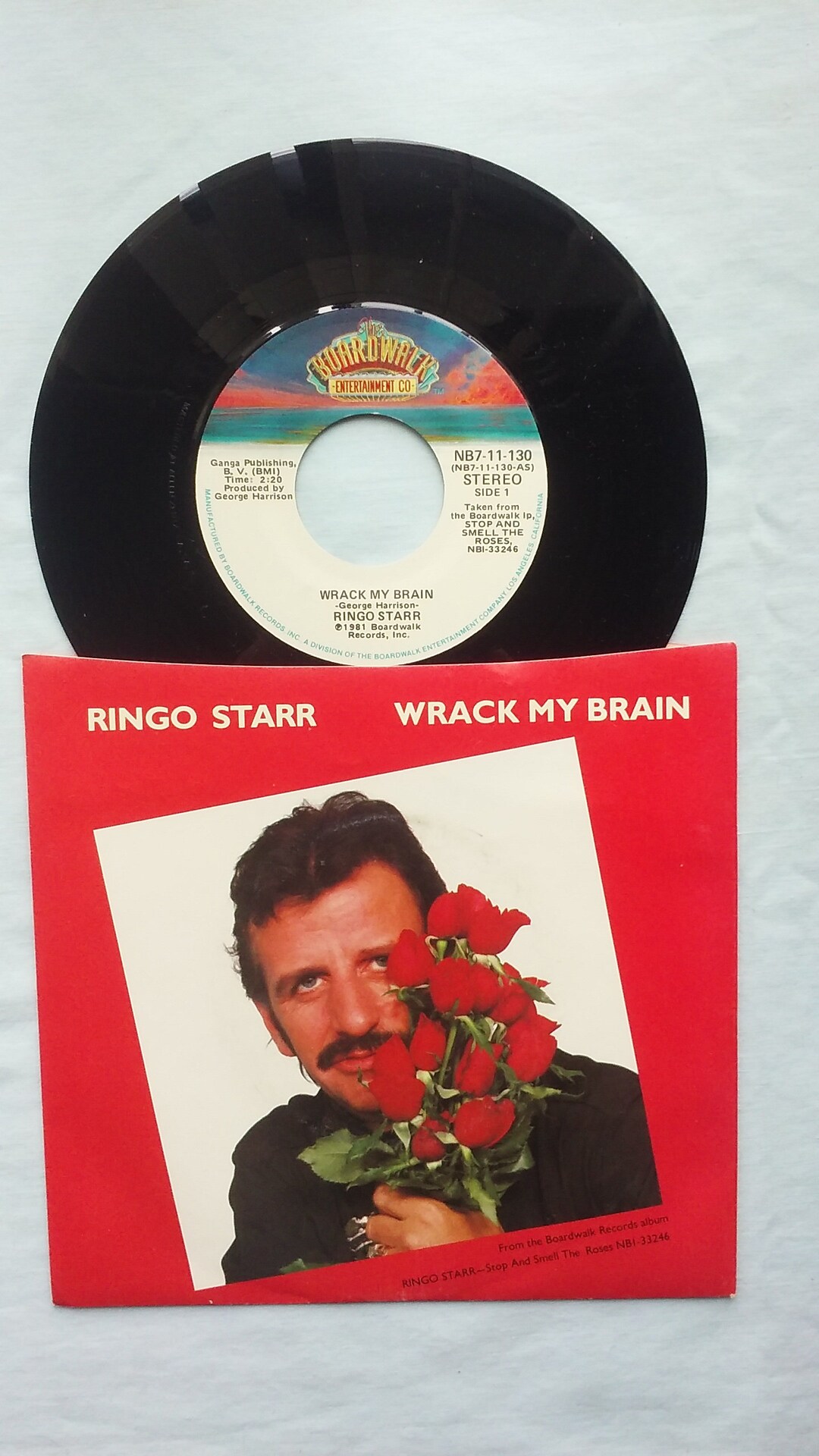 Ringo Starr, Wrack My Brain, Boardwalk Records, LP Stop and Smell, the ...