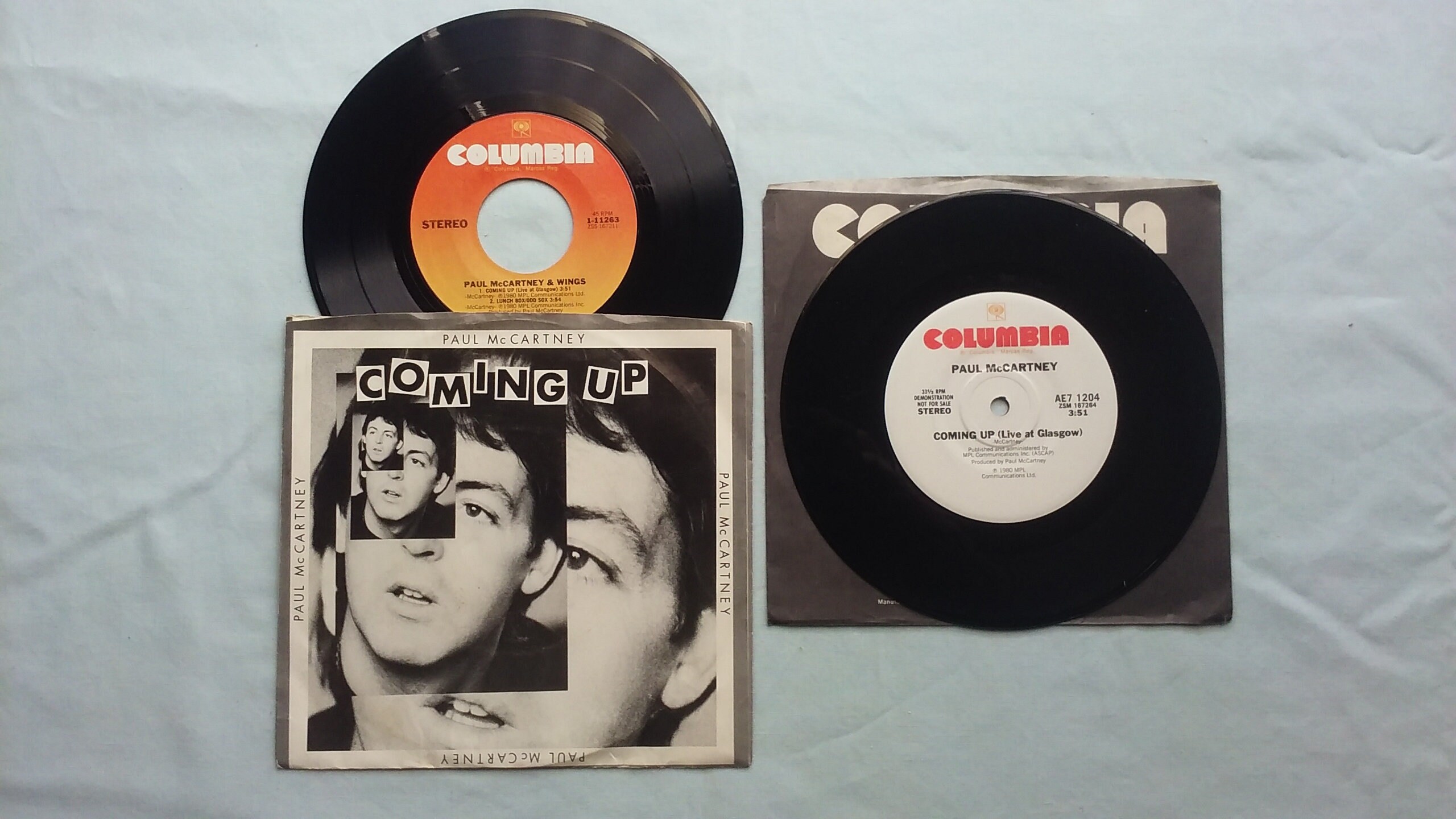 Paul McCartney Wings Coming Up Live at Glasgow single 45 Etsy France