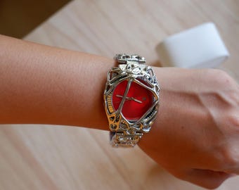The luxury melting rock shape quartz watch / Unique style