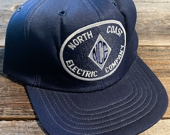 NOS North Coast Electric Co. Snapback - Vintage huvudbonad - Tillverkad i USA - Dödslager