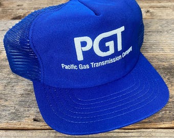 Cappellino snapback vintage anni '90 / PGT Pacific Gas Transmission Company / Scorte invendute