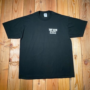 1999 Toby Keith "Haulin' Ass Tour" Lokale Crew T-Shirt / 90er Jahre Country Musik Band T-Shirt / XL