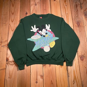 90s Mickey Crewneck - Etsy