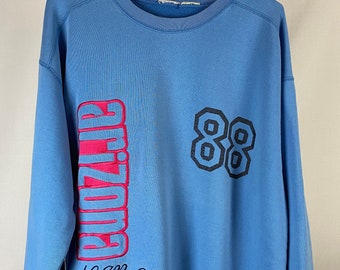 Sudadera vintage de cuello redondo bordada de Arizona Jean Co. de los años 90