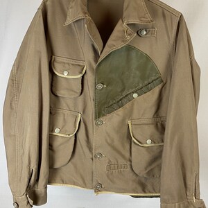 1940s Masland Fishing Jacket W/ Built in Creel | Spring Loaded