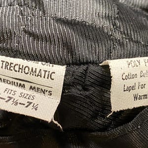 Vintage Goorin Bros. jaktkeps i kamelmocka från 1970-talet med stickade öronflikar - Herrstorlek Medium bild 11