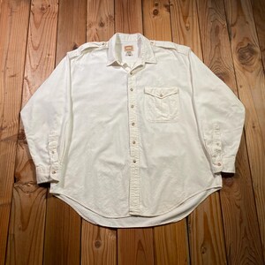 80s BANANA REPUBLIC WHITE OPEN COLLAR SHIRT ヴィンテージ ビンテージ バナナリパブリック 開襟 白シャツ オープンカラーシャツ 70s 80s Republic Banana T-SHIRT MEN メンズM相当&frasl;eaa655816