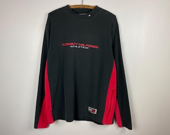 Vintage 90s Tommy Hilfiger Athletics Long Sleeve Shirt - Size XL