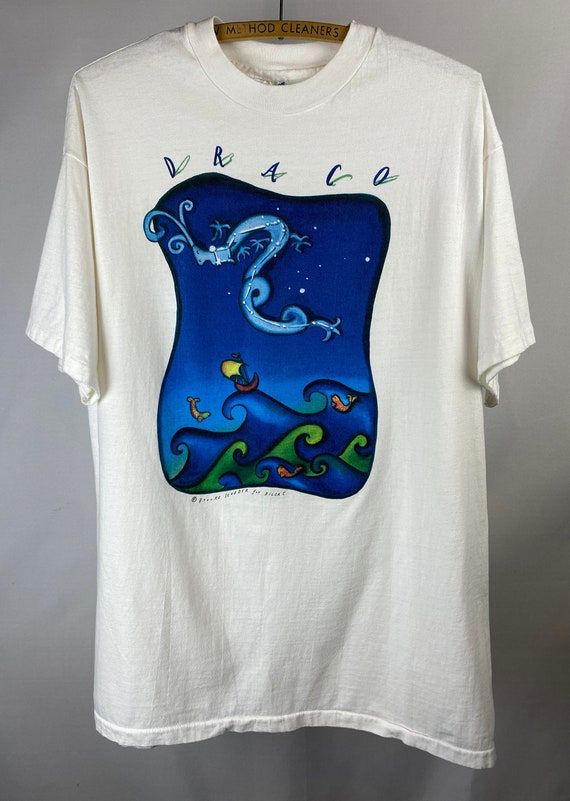 Vintage 90s Fine Art Tee | DRACO | Brooke Scudder… - image 1