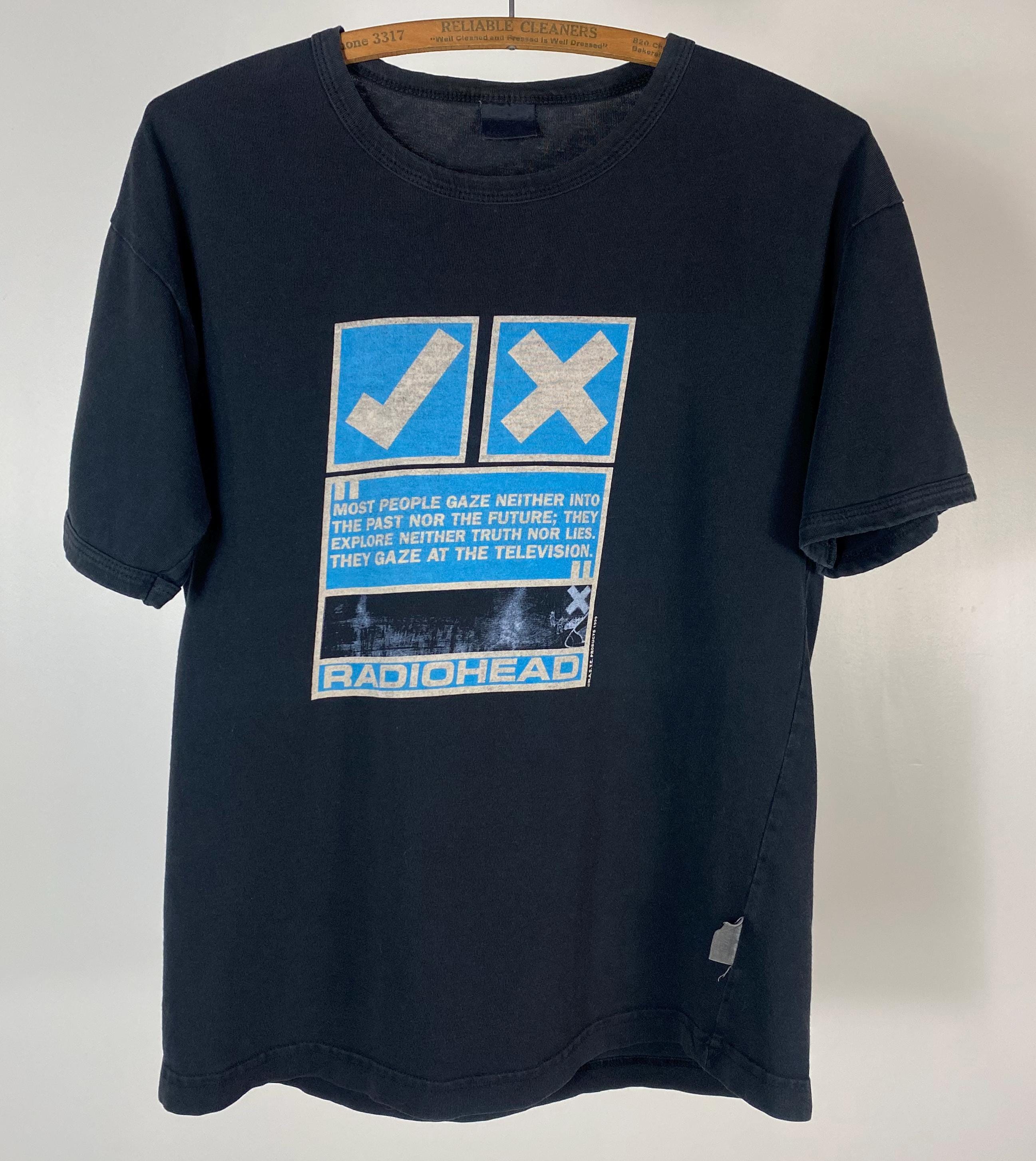 Vintage Radiohead Ok Computer T-shirt | ©WASTE Products 1999