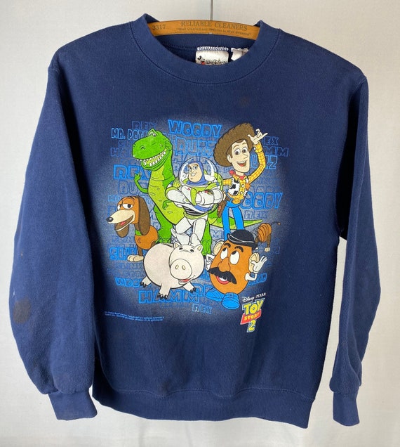 90s Y2k Authentic Toy Story 2 Graphic Sweatshirt | Disney 90s Y2k Authentic Toy Story 2 Graphic Sweatshirt | Disney