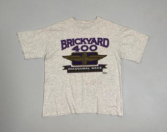 Vintage 1995 Brickyard 400 NASCAR T-Shirt, Inaugural Race Tee