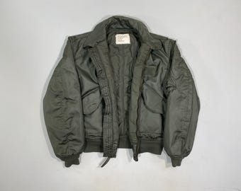 Vintage Military Flight Jacket | CWU - 45P | Army Surplus | Medium