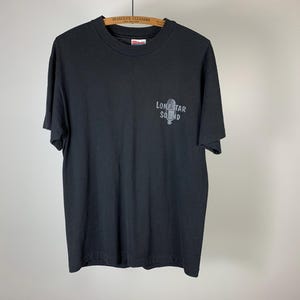 Lonestar Sound Microphone Vintage Graphic T-Shirt || 1990s || Hanes Heavyweight 50/50 || Made in USA