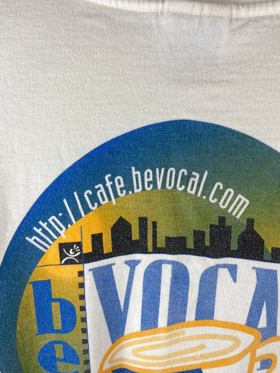Vintage Y2K 100% Cotton Graphic T-Shirt | BeVocal… - image 3