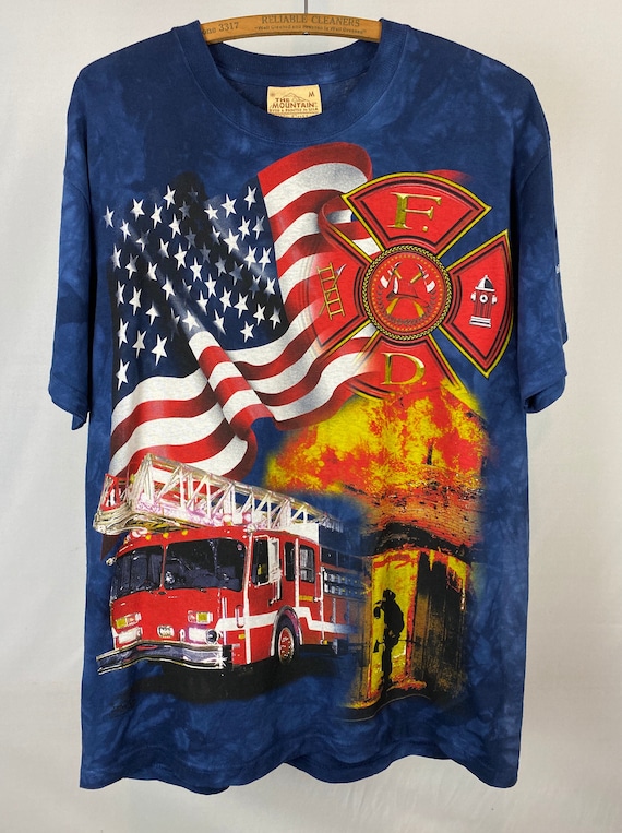 The Mountain 2001 FDNY Firefighter 911 Graphic T-S