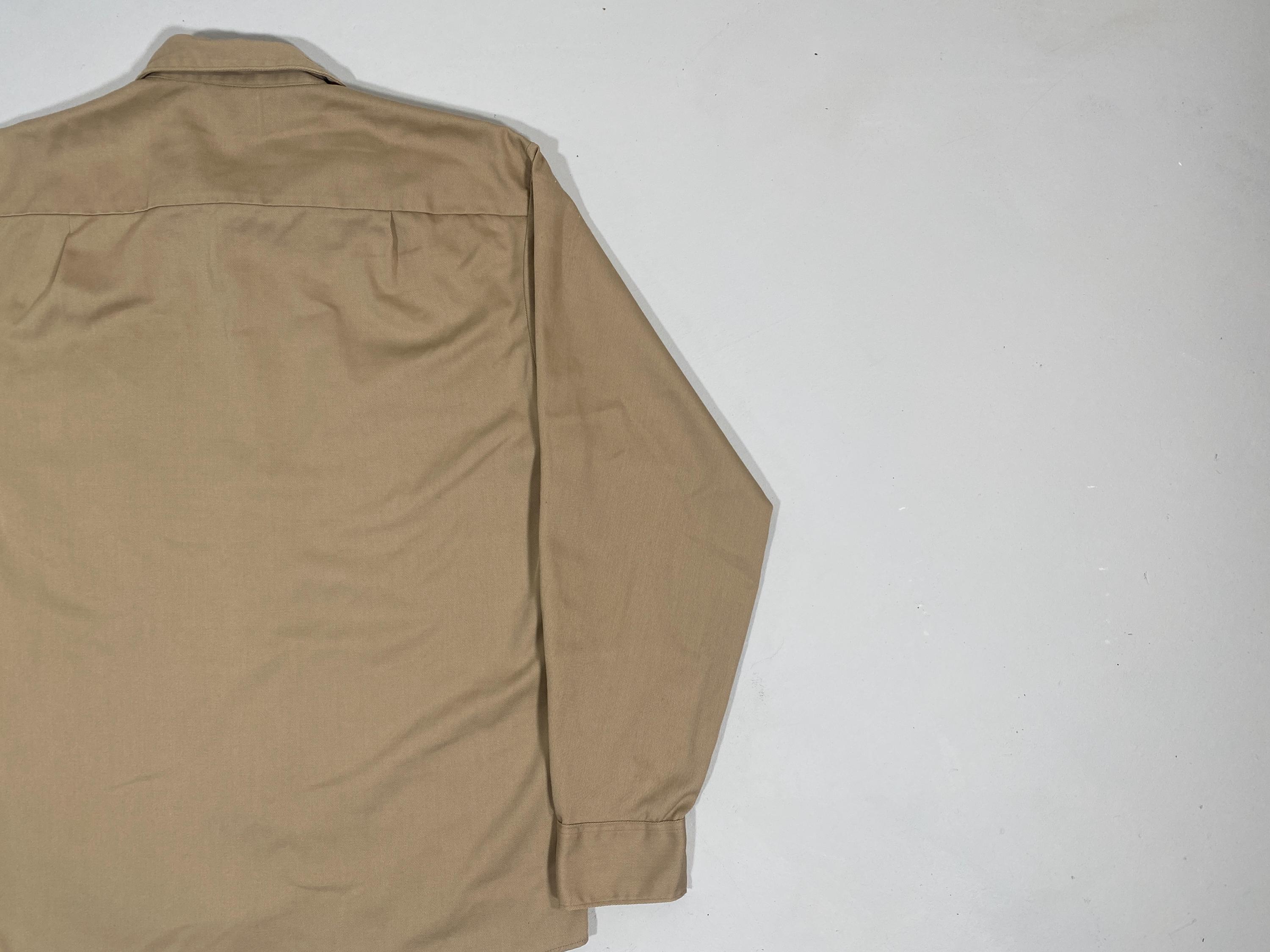 Vintage Big Mac Work Shirt: 60s/70s Tan Soil Release Utility Top