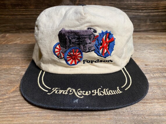 1991 Fordson Tractor Embroidered Trucker Hat: Ford New Holland Snapback