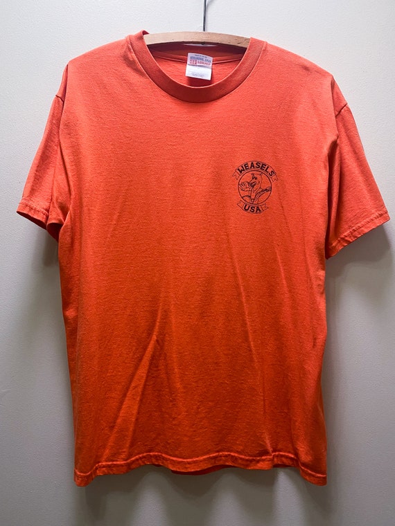Weasels USA Tee || Vintage 1990s Biker T Shirt || Mot… - Gem