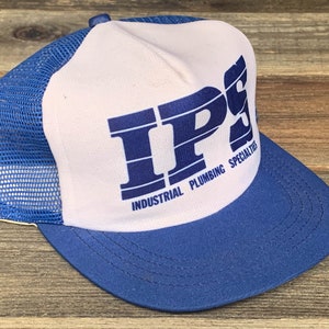 Trucker Hat || Vintage 1970s 1980s 1990s || IPS || Deadstock || Industrial Plumbing