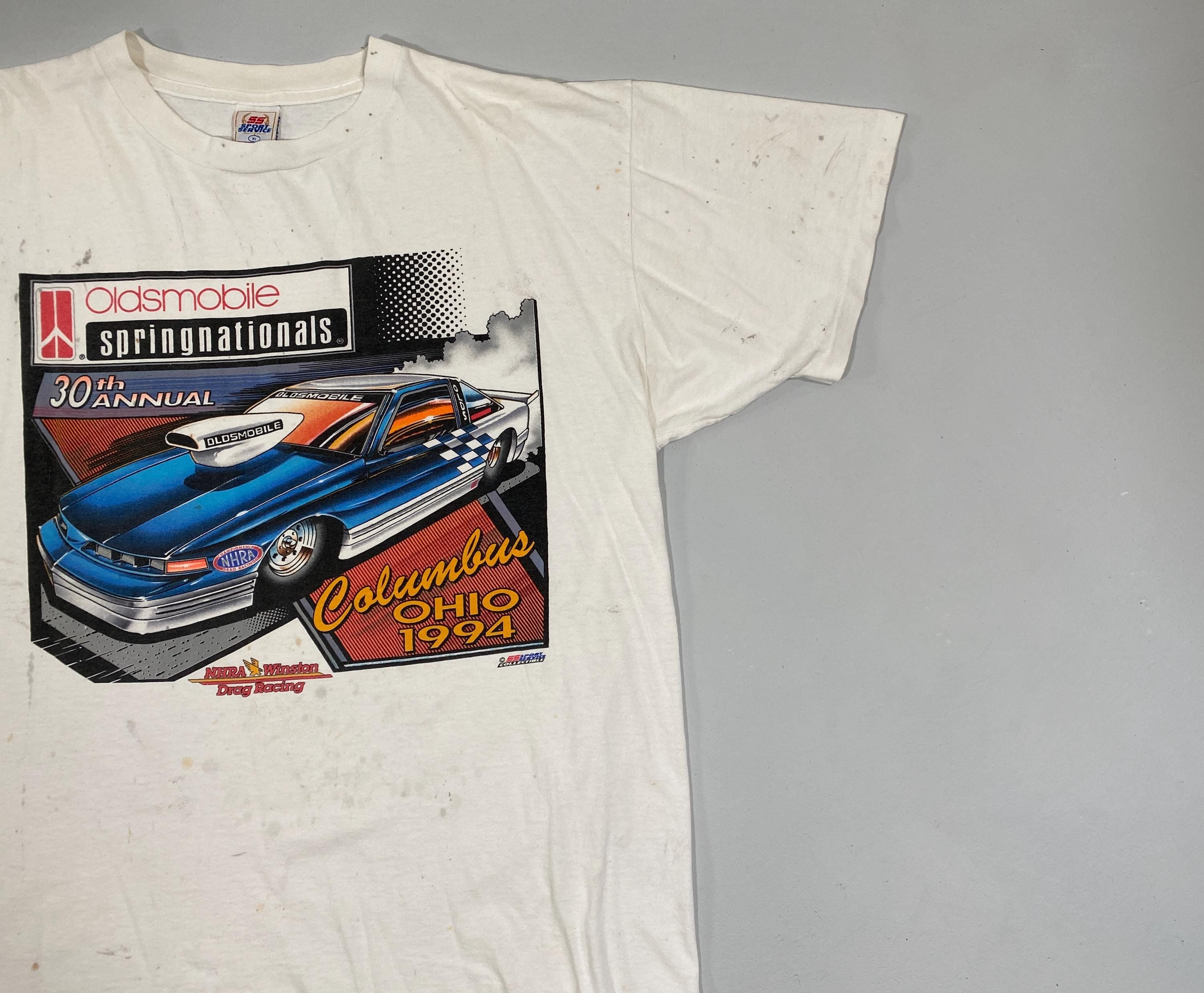 Vintage 90s Oldsmobile Spring Nationals T-shirt, Columbus Ohio 