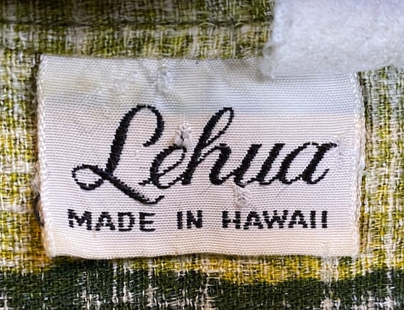 1960s 70s Lehua Half Button Hawaiian Pullover Alo… - image 7