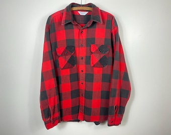 Rare Design Vintage Brand Five Brother Checkered Shirt 1980s - Etsy