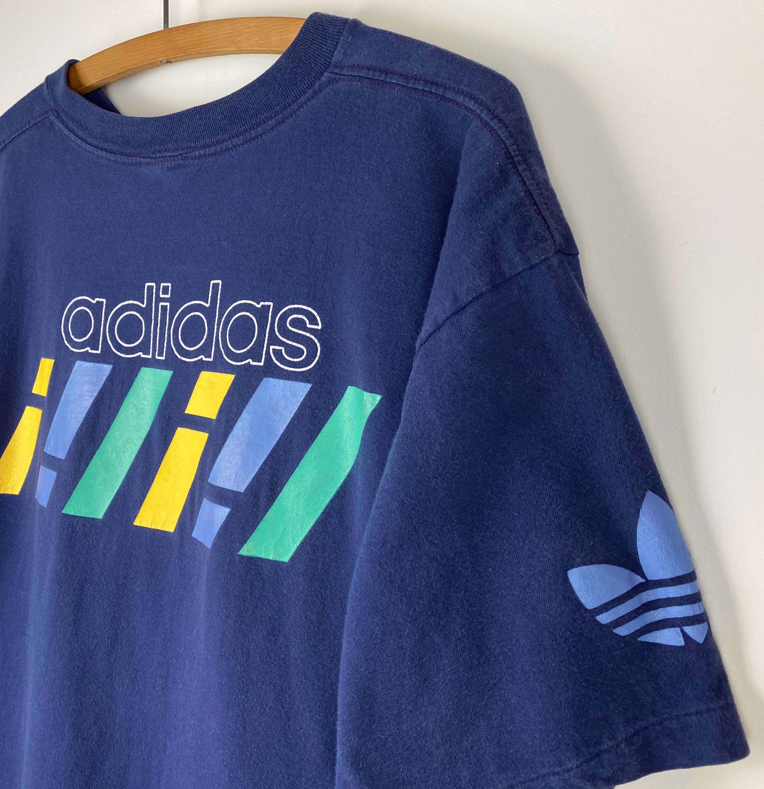 Vintage 90s Adidas ATP Championship Tennis T-shirt / Size XL - Etsy