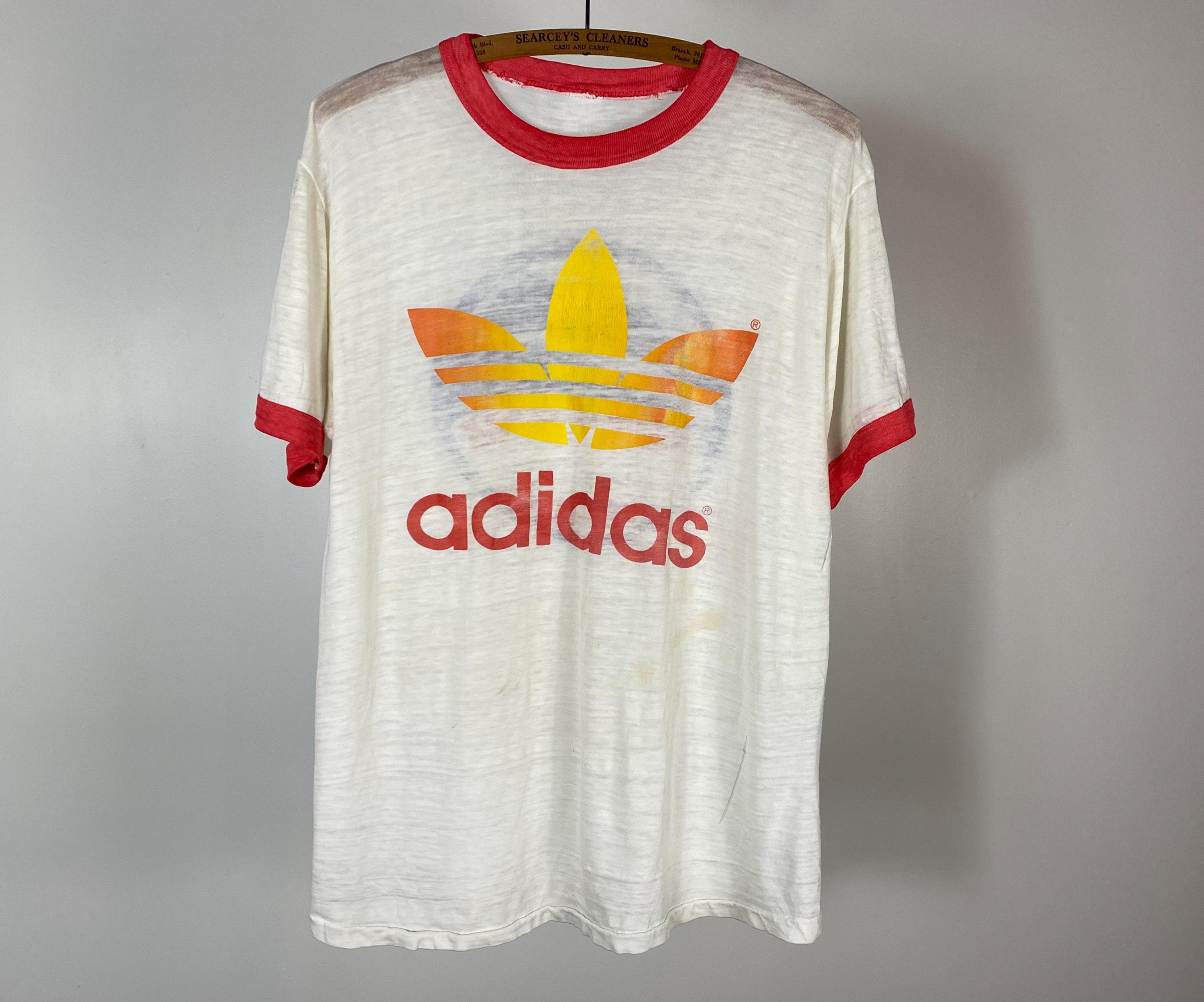 Adidas Ringer Tee - Etsy