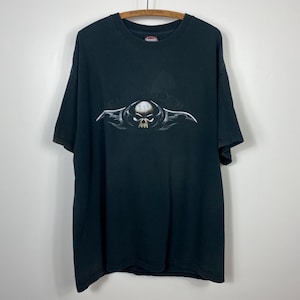 2003 Harley Davidson Skull Tee - XXL Oversized - Vintage Biker Tee - 100% Cotton