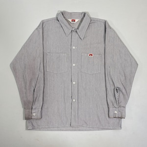 Vintage 90s Ben Davis Long Sleeve Button up Hickory Stripe Work