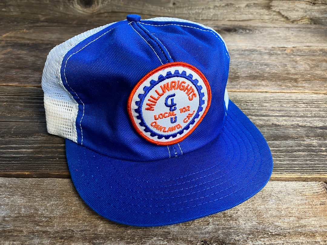 MILLWRIGHTS Local 102 Vintage 80s 90s Snapback Trucker Hat Etsy