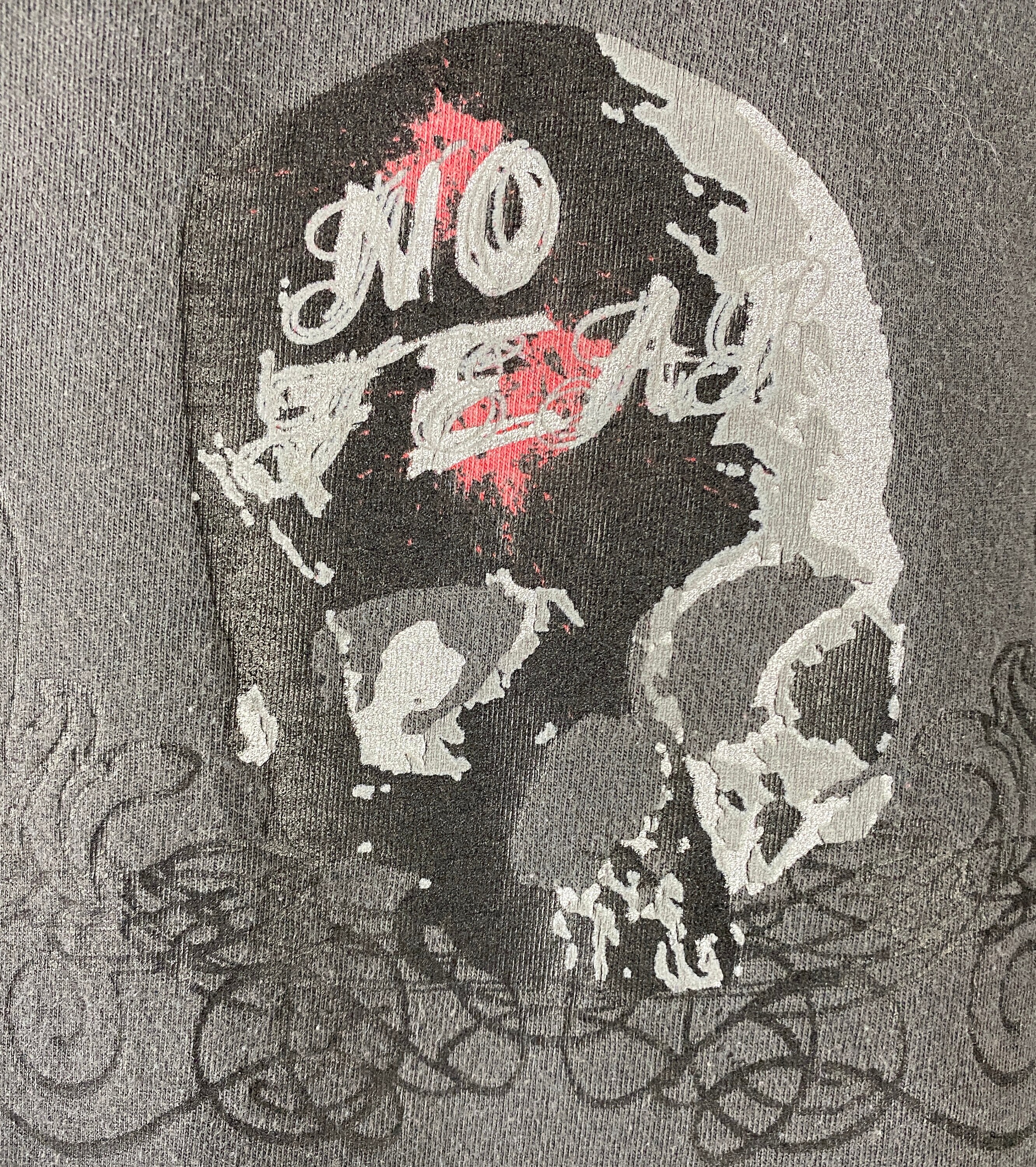 90年代/Y2K NO FEAR スカル Tシャツ - ヴィンテージ グラフィック T 