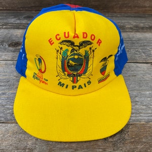 FIFA World Cup Korea Japan 2002 Snapback Hat | ECUADOR Mi Pais | Made in USA