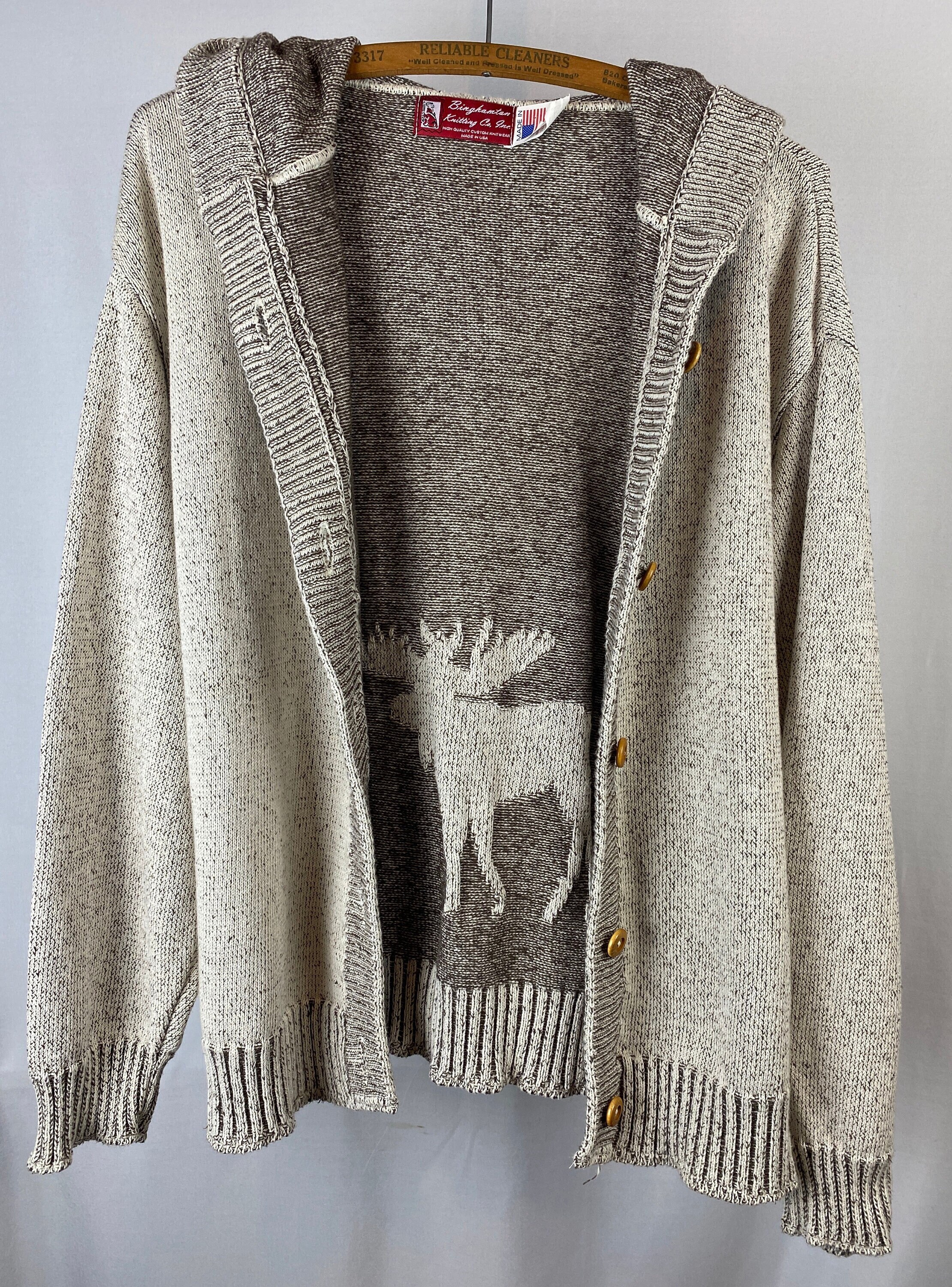 Moose Knit Sweater - Etsy Canada