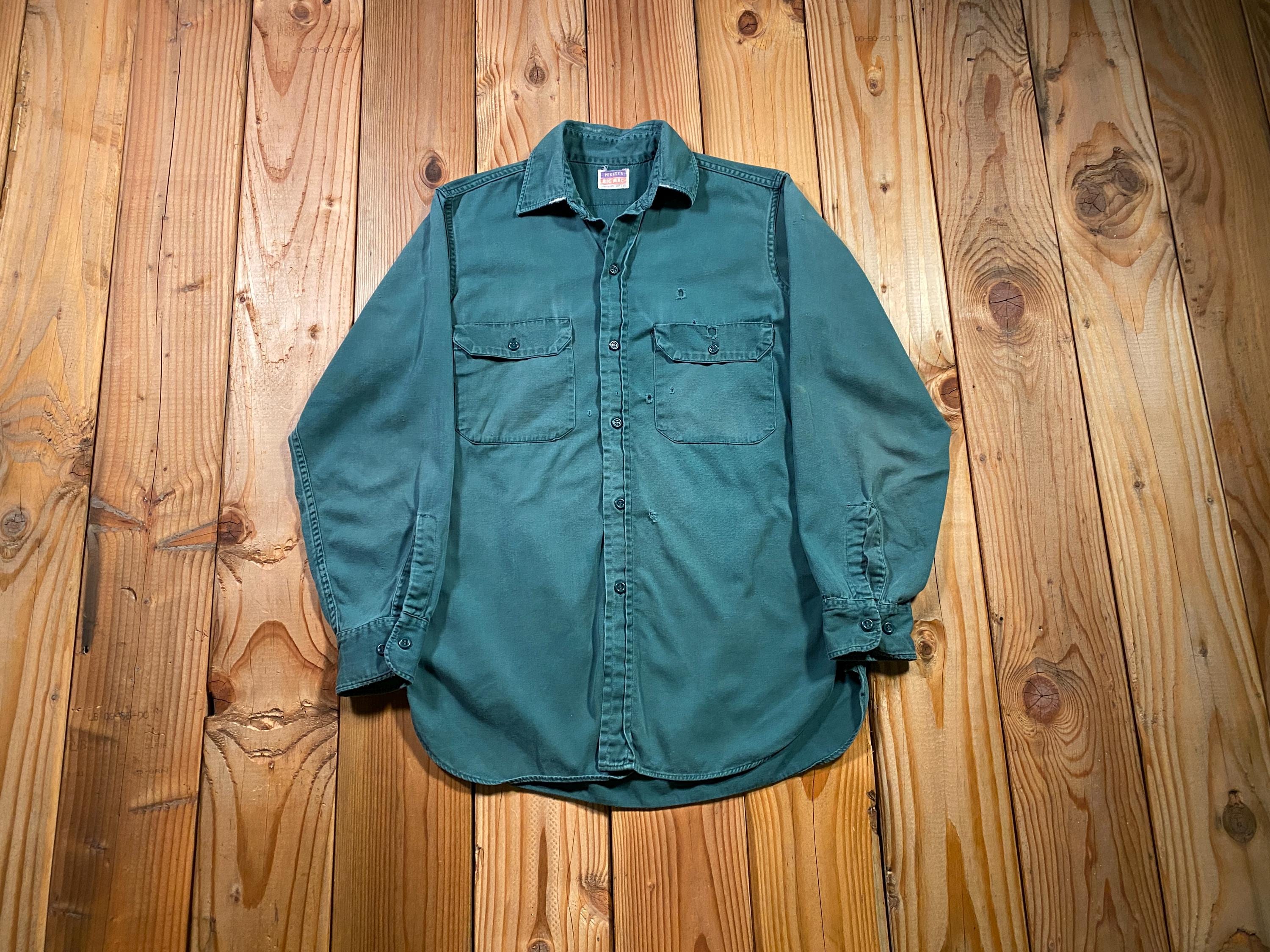 USA製 80s vintage BIG MAC オールインワン 企業系 緑 L Vintage Big Mac Green Work Shirt - Etsy