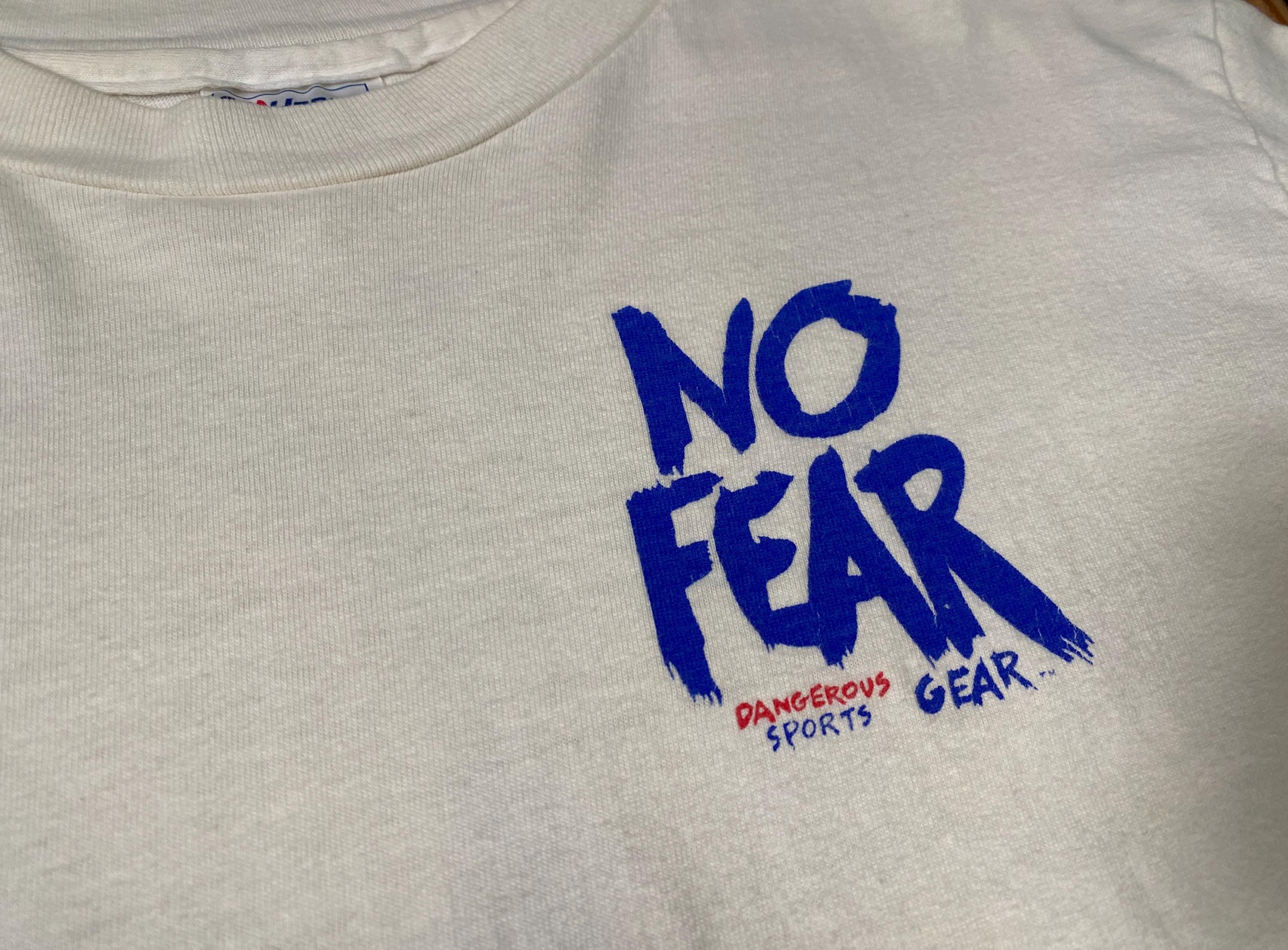 1990s No Fear Dangerous Sports Gear Graphic T-shirt - Large - Etsy