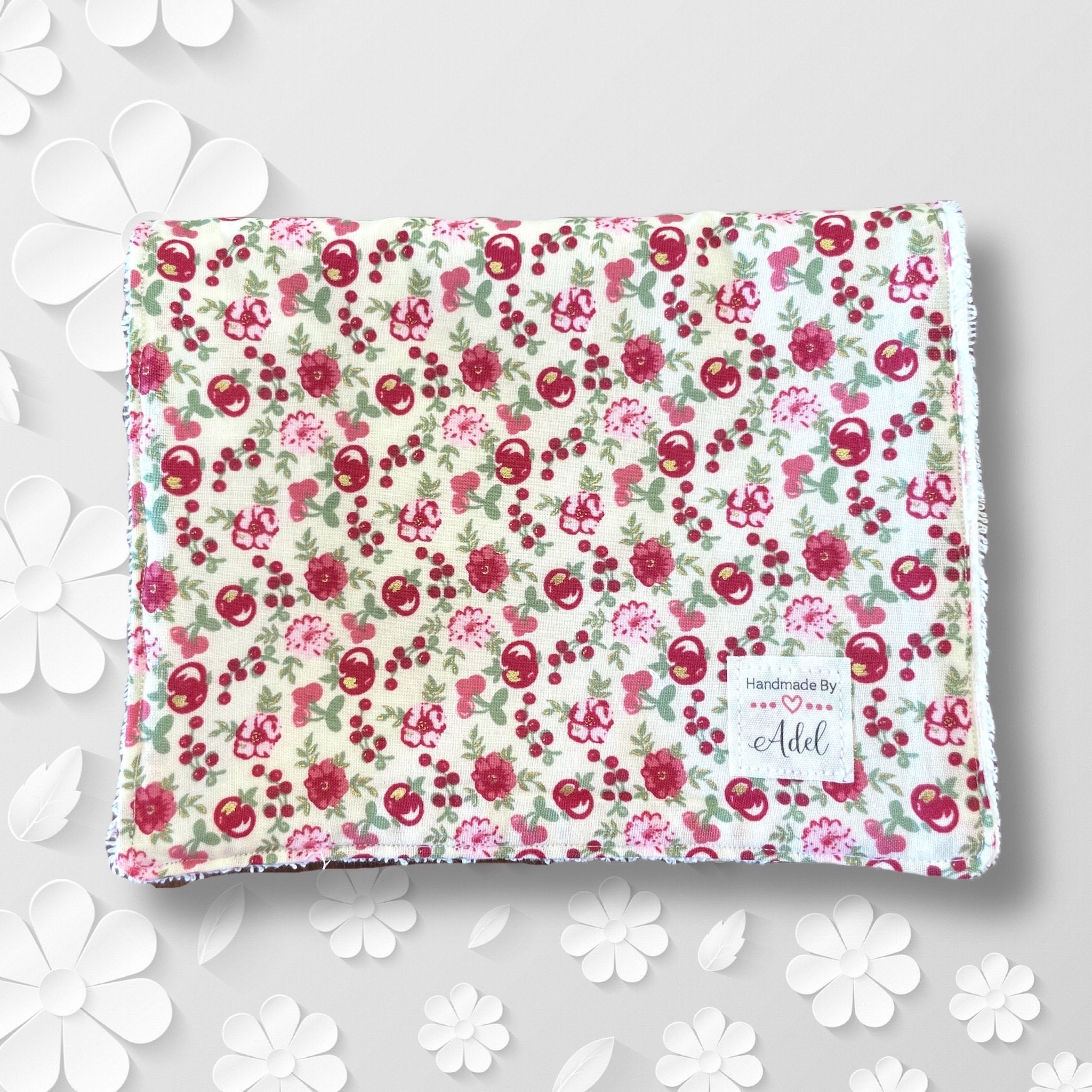 Burp Cloth Set Terry Backing Burp Cloth Set Burp Rags Etsy