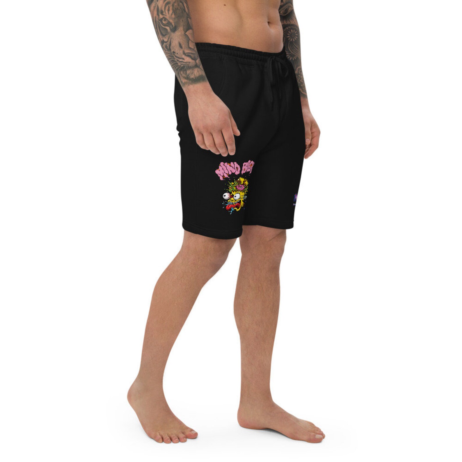 Summer Men's fleece custom printed shorts | Etsy